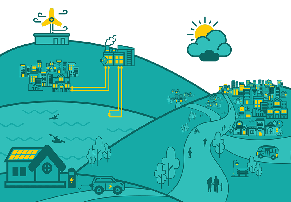 Smart Energy Communities illustration